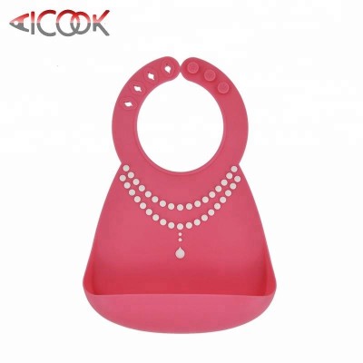 New premium easy cleaning 3D design baby apron