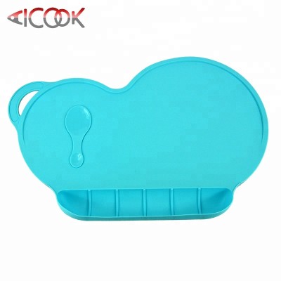 Silicone non-slip cloud shaped kids placemat