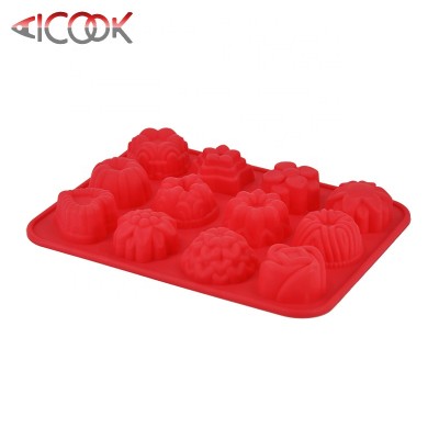 Flower shaped handmade silicone soap mold