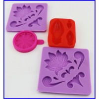 Custom Design Gum Paste Mold Silicone Fondant Mini Mold Paste Press Machine